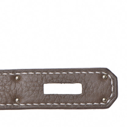 Hermes Togo Kelly Retourne 28 Etoupe 18 of 38