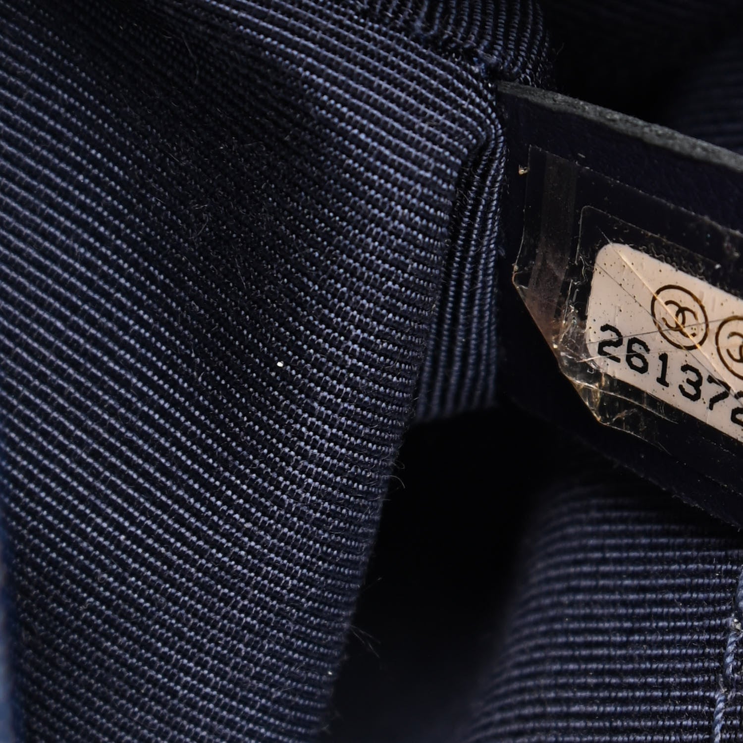 Chanel Caviar Quilted Medium Boy Flap Navy 6 of 8