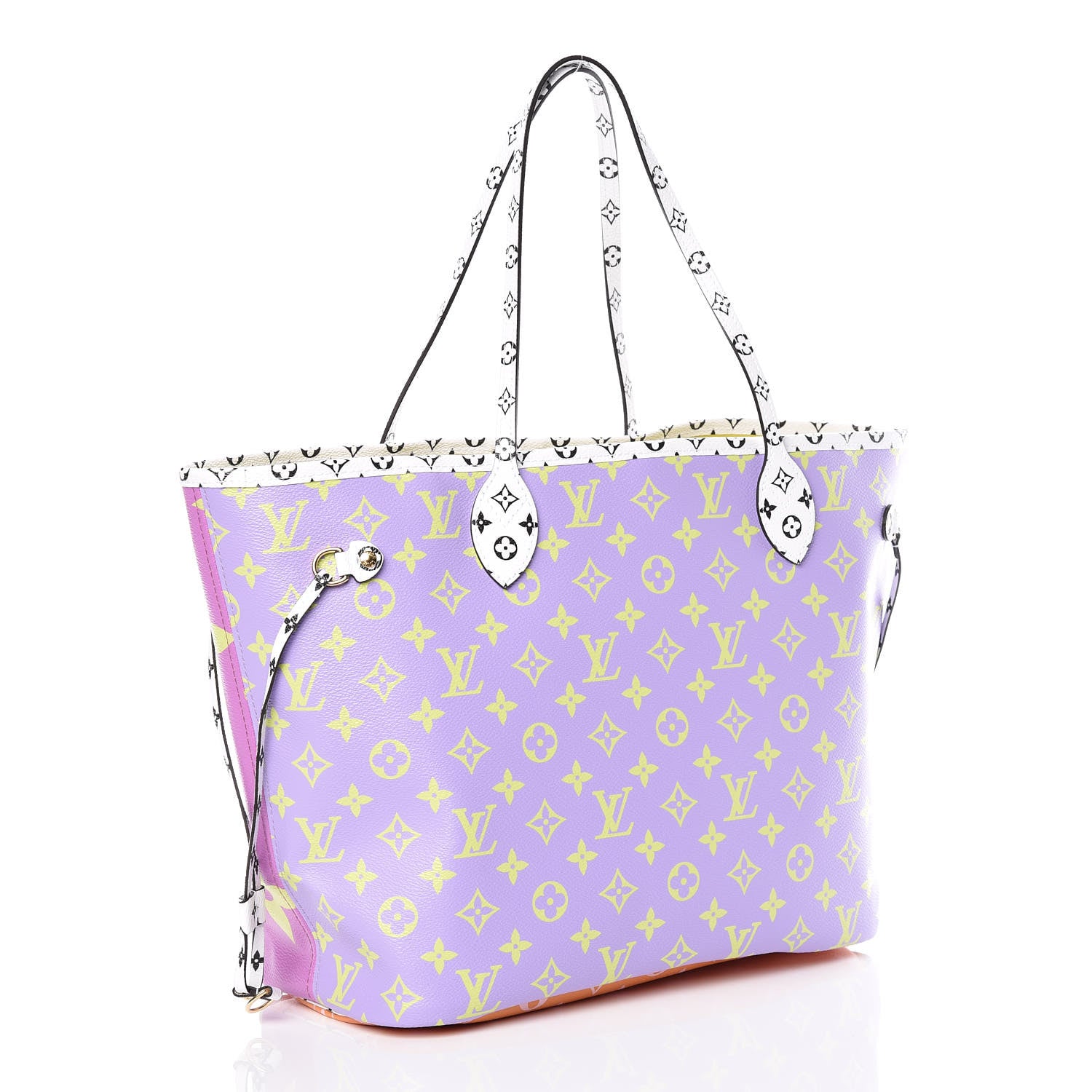 Louis Vuitton Monogram Giant Neverfull MM Pink Lilac 4 of 12