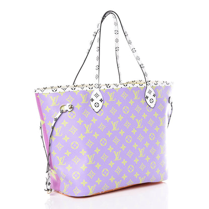 Louis Vuitton Monogram Giant Neverfull MM Pink Lilac 4 of 12