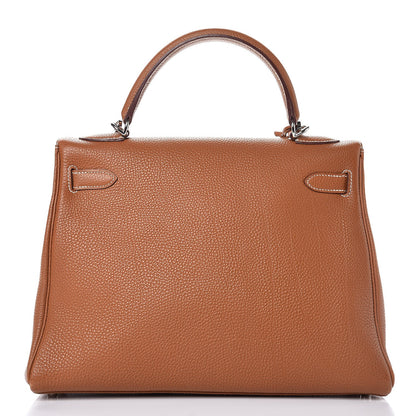 Hermes Togo Kelly Retourne 32 Gold 10 of 37