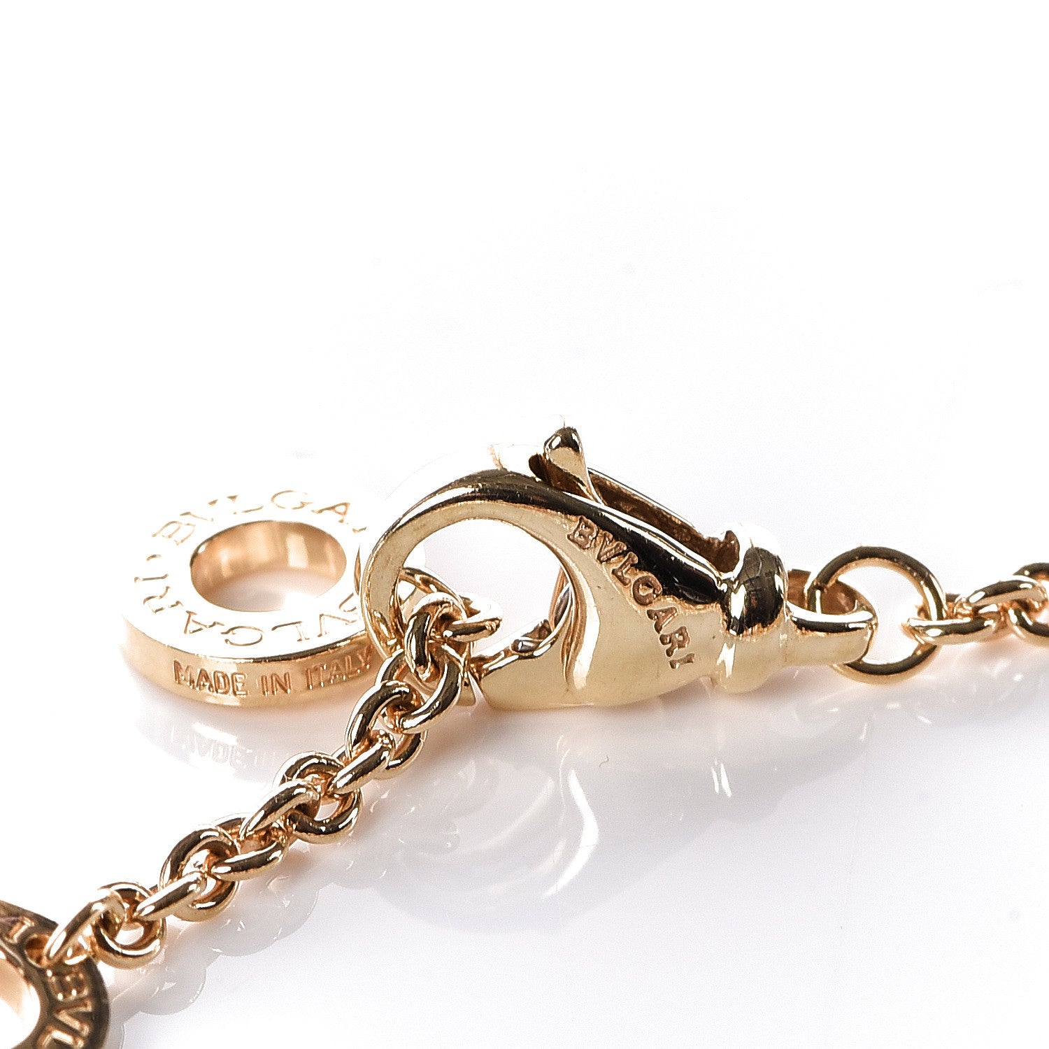 Bulgari 18K Yellow Rose White Gold B.Zero1 Bracelet 5 of 5