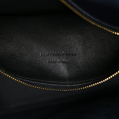 Saint Laurent Supple Calfskin Large Le 5 A 7 Soft Hobo Bleu Abysse 7 of 11