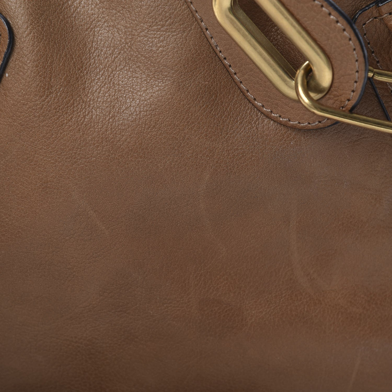 Chloe Calfskin Large Paraty Speculoos Brown 15 of 16