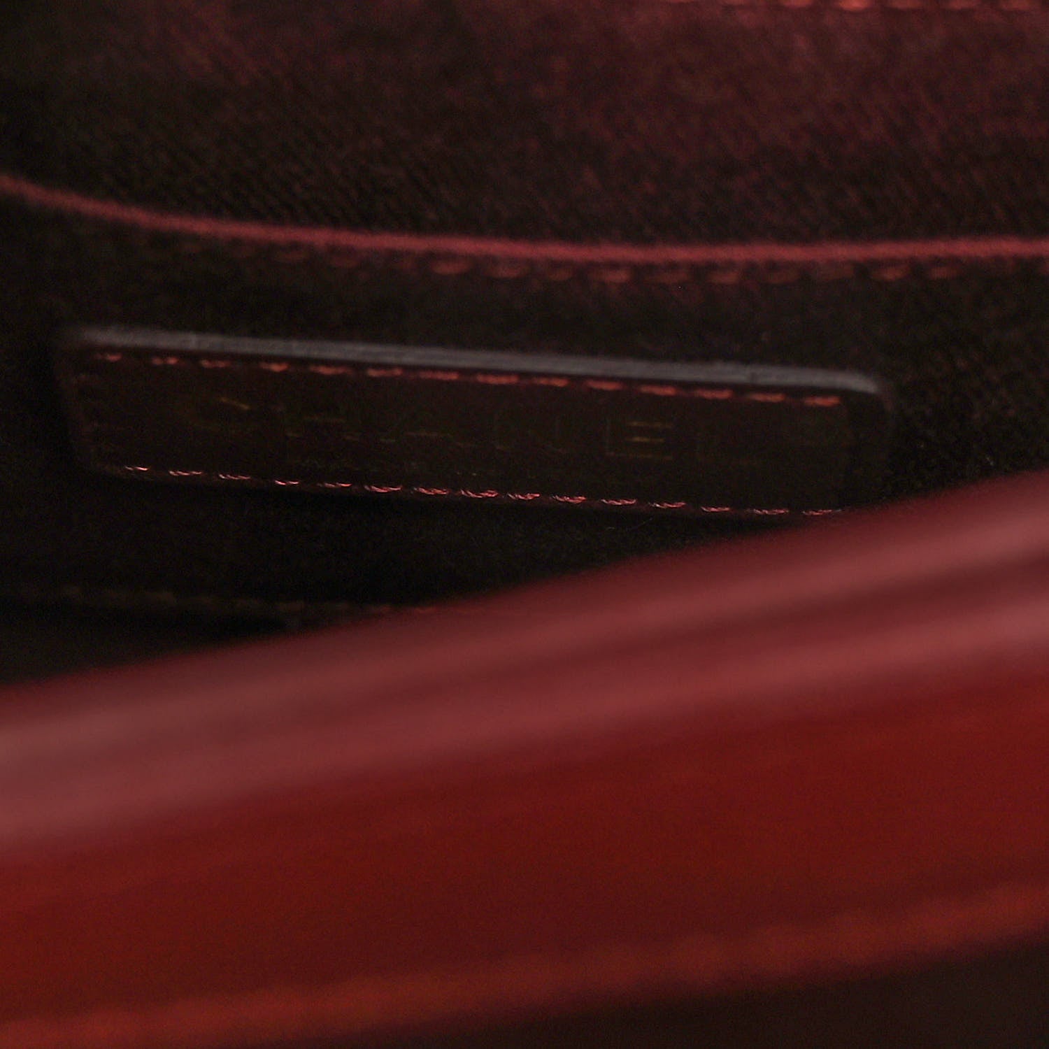 Chanel Grained Calfskin Mini Neo Executive Shopper Tote Burgundy 6 of 10