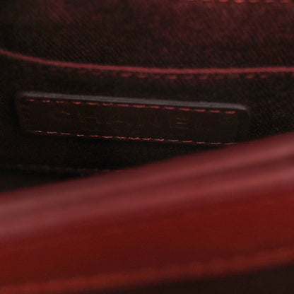 Chanel Grained Calfskin Mini Neo Executive Shopper Tote Burgundy 6 of 10