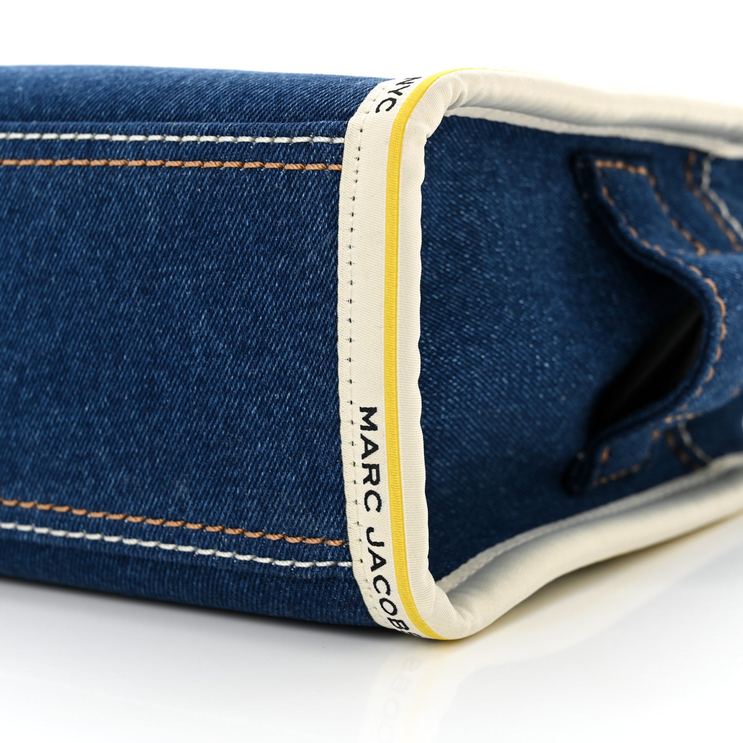 Denim Canvas Small Chain Bag Dark Wash