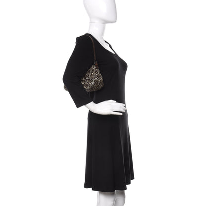 Fendi Lizard Beaded Mini Mama Baguette Brown 2 of 11
