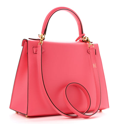 Hermes Epsom Kelly Sellier 28 Rose Azalee 3 of 11