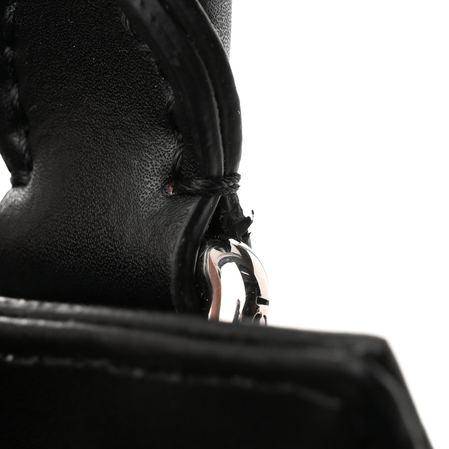 GG Supreme Monogram Appia Calfskin Web Mini Tote Bag Black