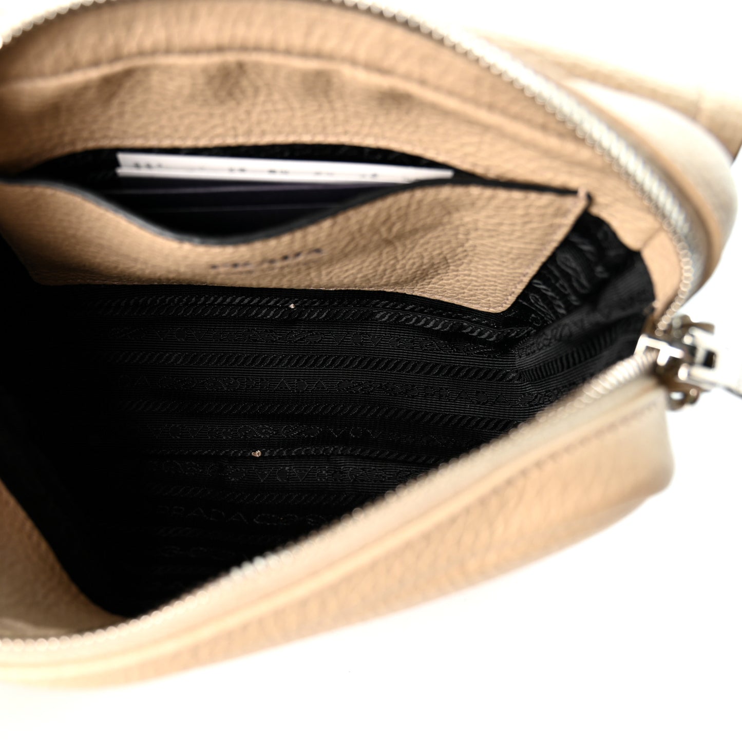 Vitello Daino Soft Flap Crossbody Sabbia