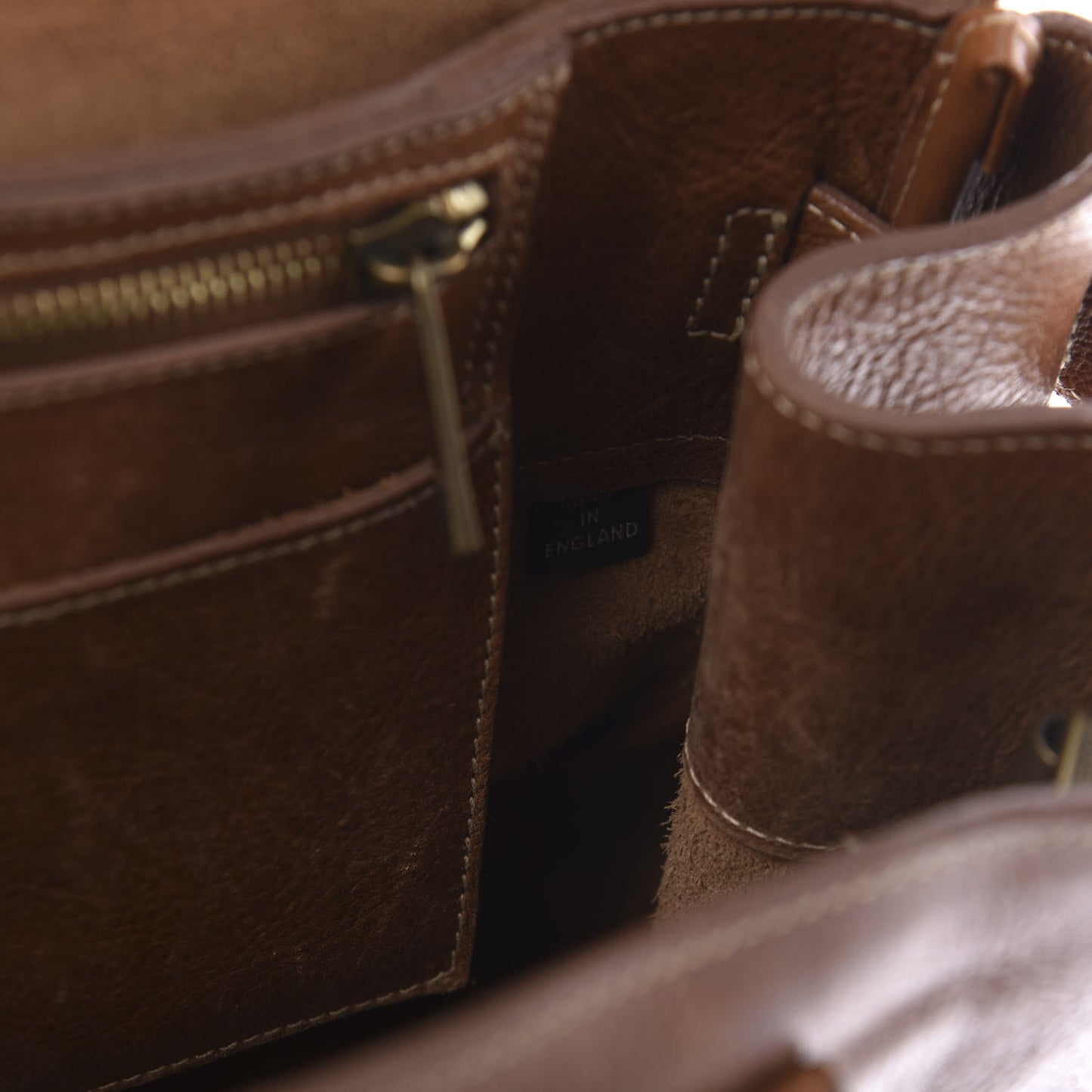 Natural Leather Bayswater Oak