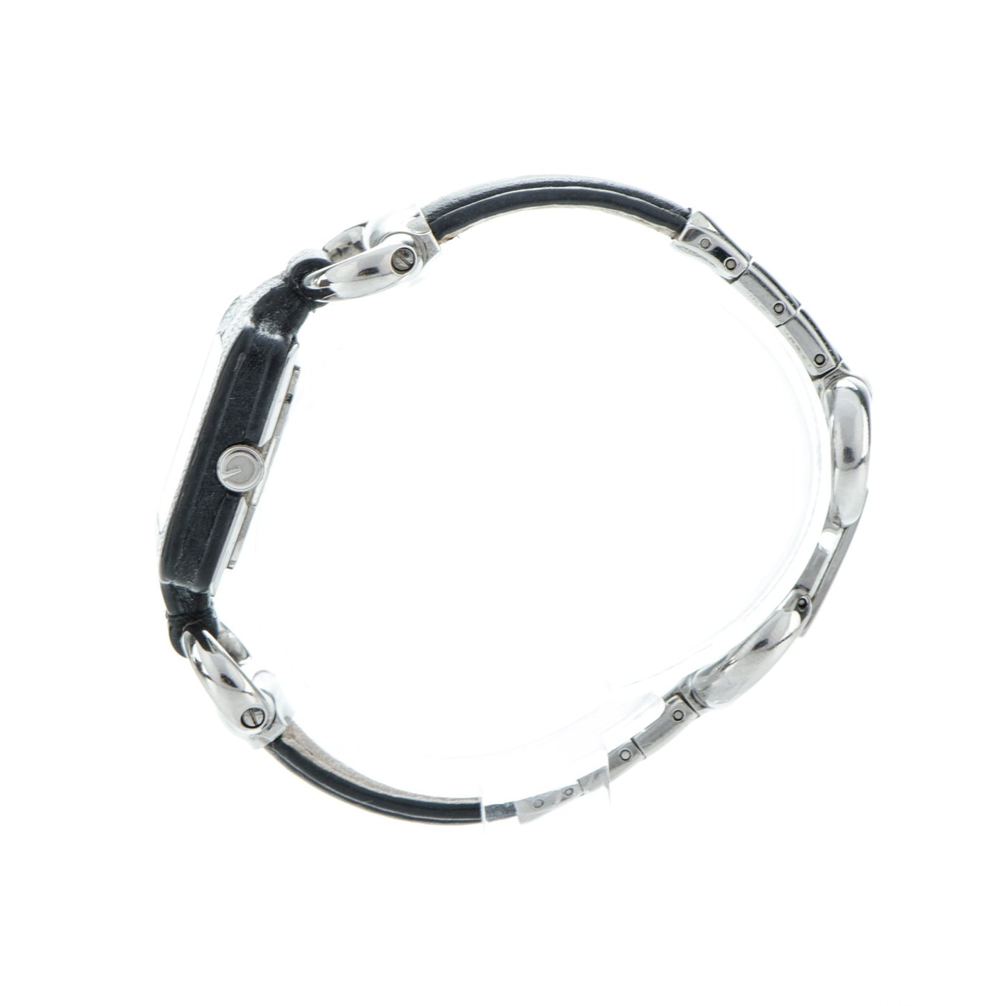 Stainless Steel Calfskin 25mm Firenze 1921 Horsebit Quartz Watch Black