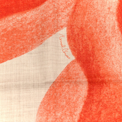Hermes Cashmere Silk Une Rose Pour Alma Shawl 140 6 of 6