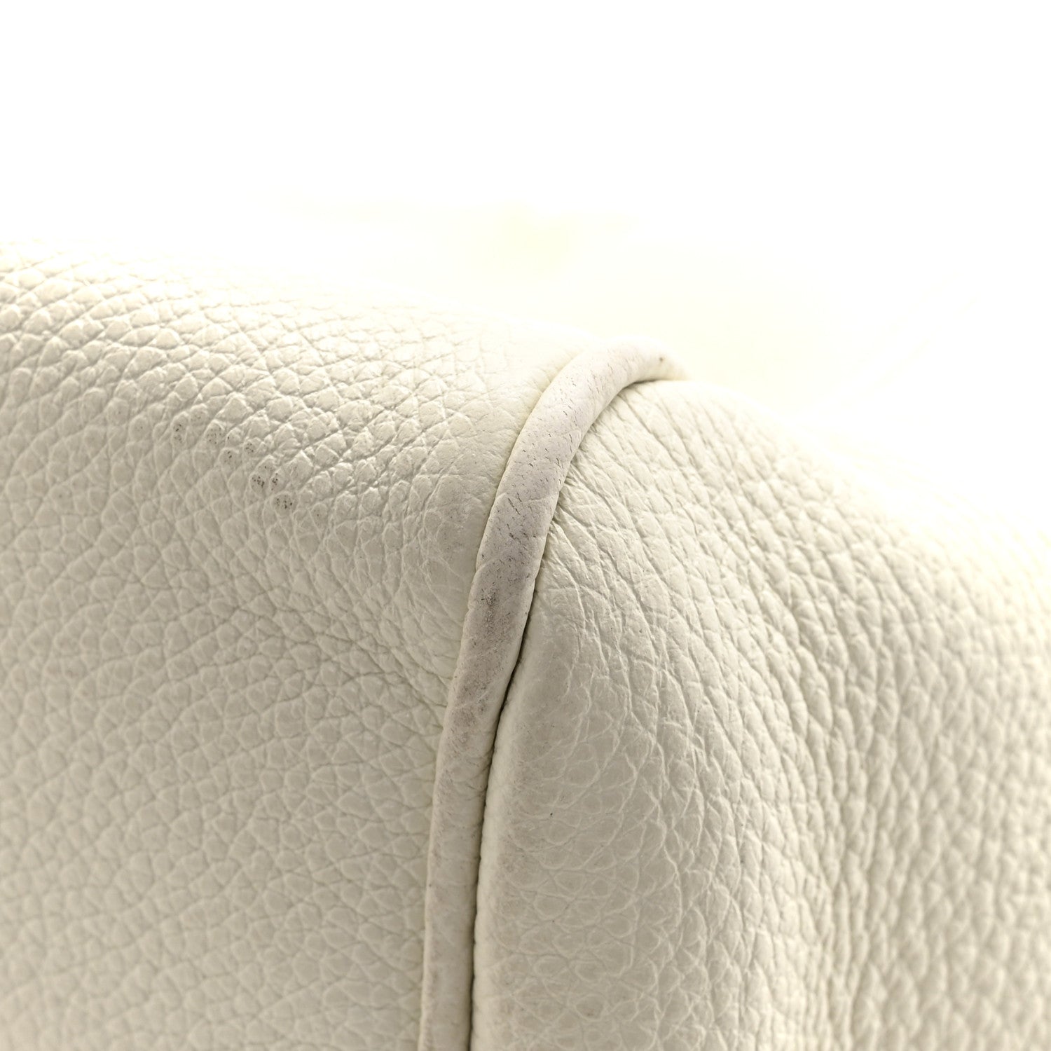 Celine Calfskin Cuir Small Triomphe Cabas Drawstring White 14 of 14
