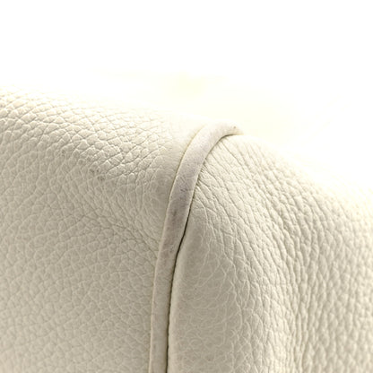 Celine Calfskin Cuir Small Triomphe Cabas Drawstring White 14 of 14