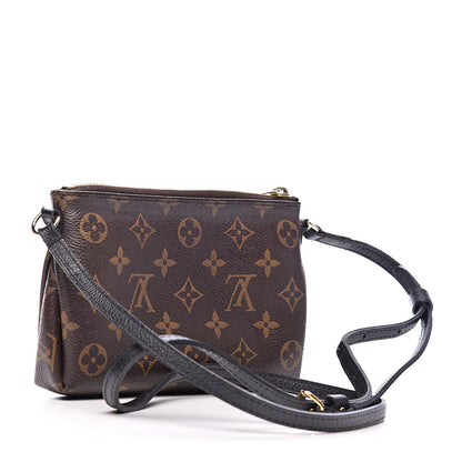 Louis Vuitton Monogram Pallas Clutch Black 3 of 10