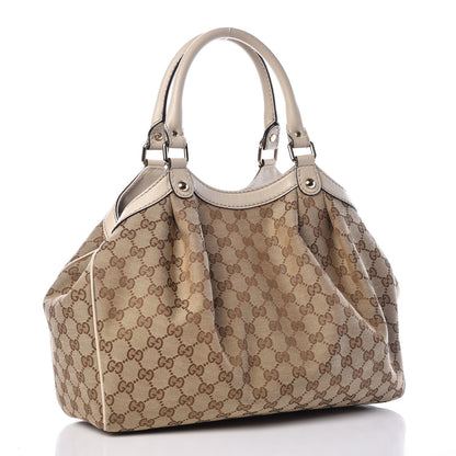 Gucci Monogram Medium Sukey Tote Off White 3 of 15