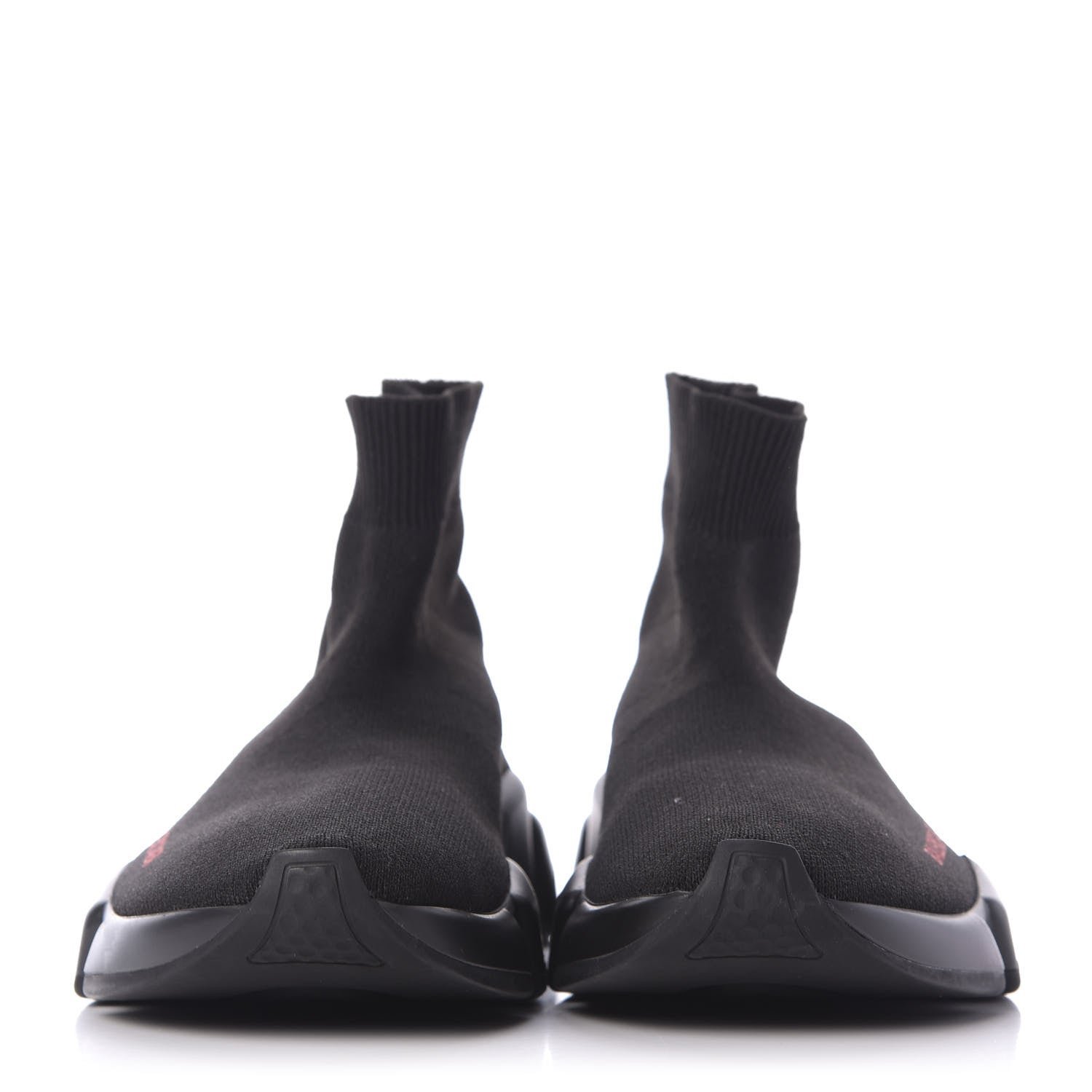 Balenciaga Neoprene Knit Womens Speed Sneakers 36 Black 2 of 10