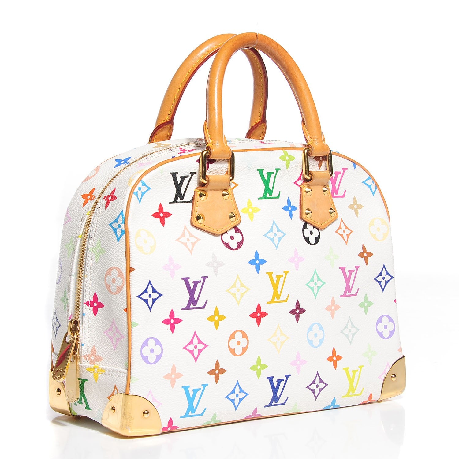 Louis Vuitton Monogram Multicolor Trouville White 3 of 7