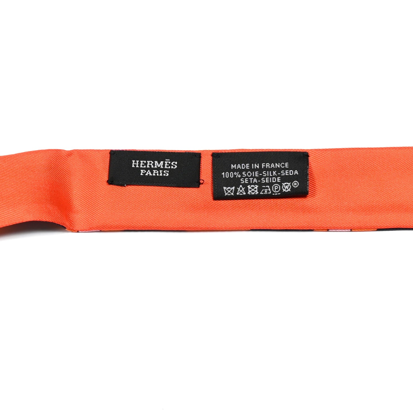 Silk Panoplie Equestre Twillon Black Orange Coquelicot