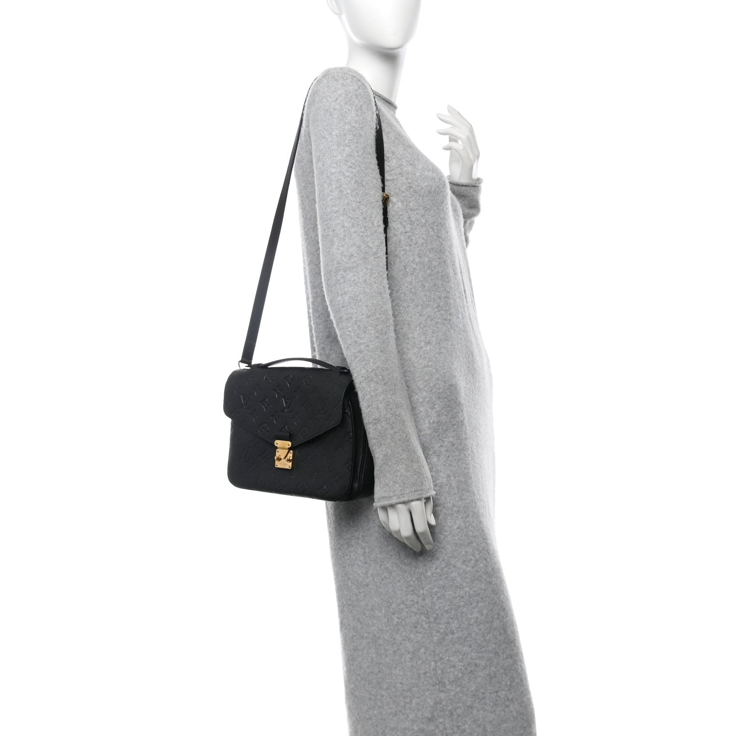 Louis Vuitton Empreinte Pochette Metis Black 2 of 11