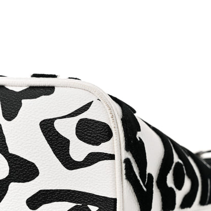 Louis Vuitton X UF Tufted Monogram Neverfull MM Black White 11 of 11
