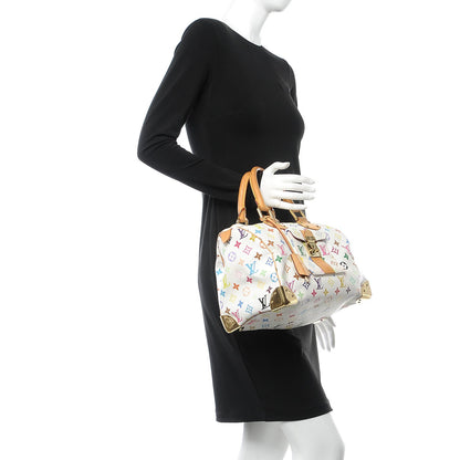 Louis Vuitton Monogram Multicolor Speedy 30 White 2 of 18