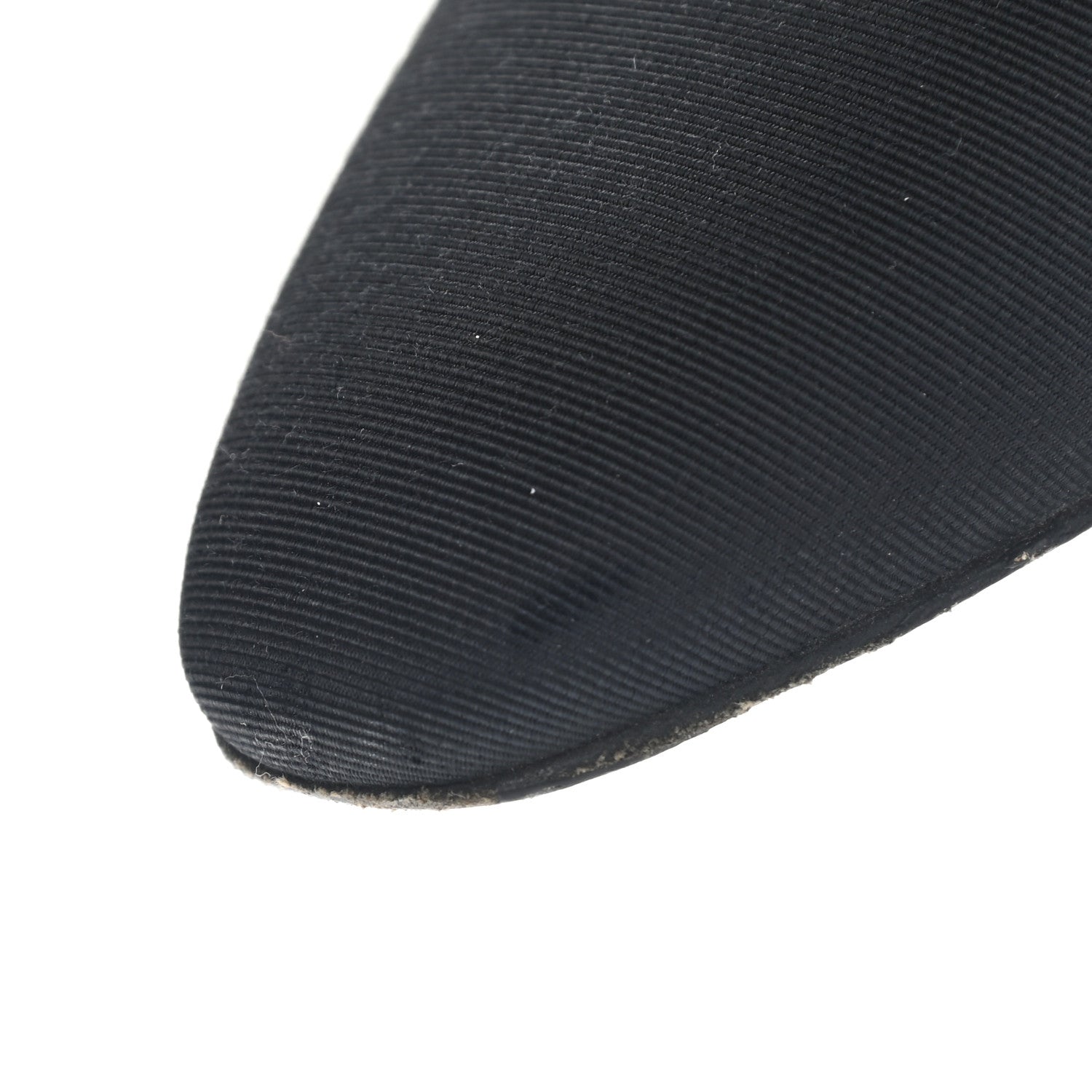 Chanel Goatskin Grosgrain Cap Toe CC Slingback Pumps 39.5 Black 12 of 12
