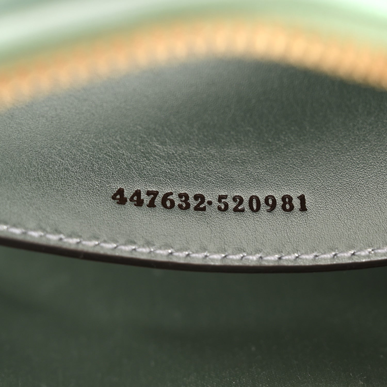 Gucci Iridescent Nappa Chevron Matelasse Small GG Marmont Chain Shoulder Bag Iridescent Salvy Green 7 of 12