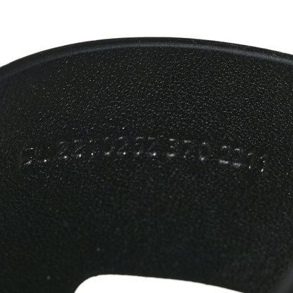 Hermes Calfskin Cork Eze 30 Sandals 37 Black 6 of 9