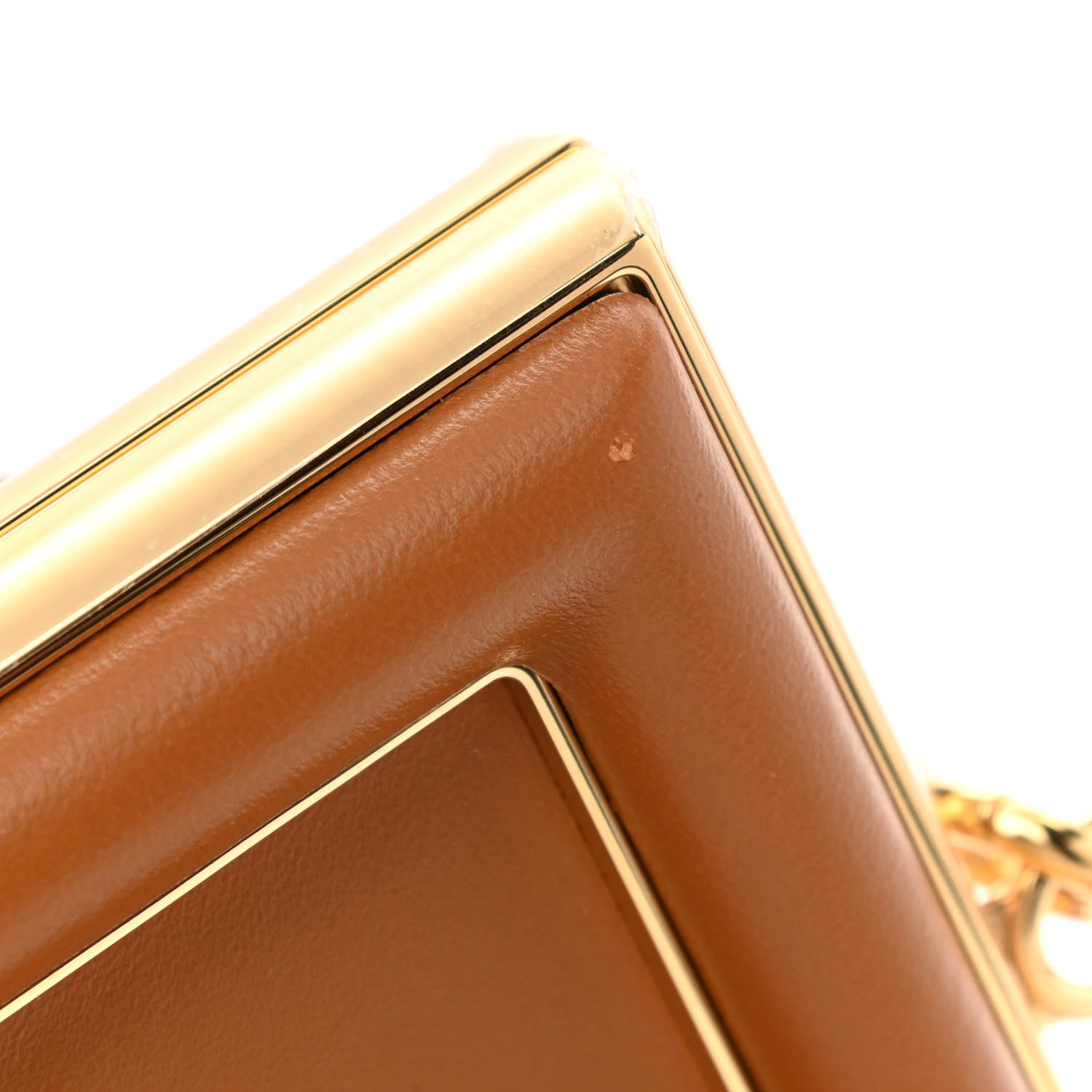 Fendi Shiny Nappa Small Fendi First Caramello 9 of 9