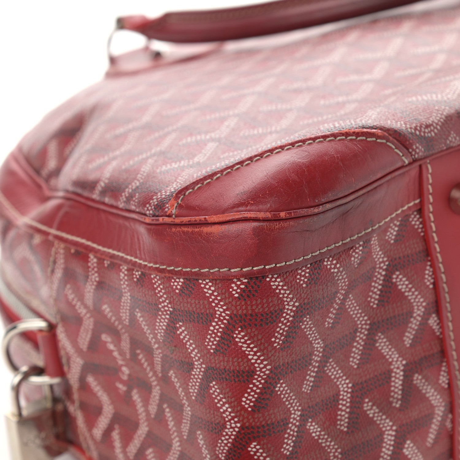 Goyard Goyardine Saint Jeanne GM Bowler Red 11 of 24