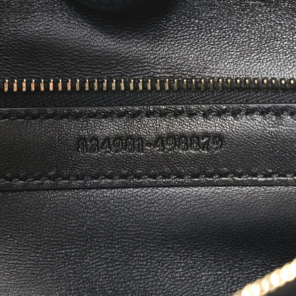 Gucci Suede Micro GG Calfskin B Medium Shoulder Bag Arabella Black 7 of 10