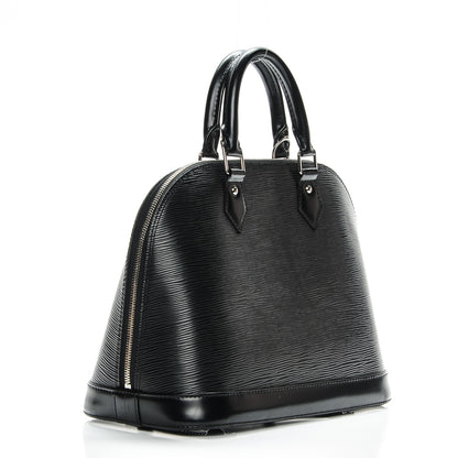 Louis Vuitton Epi Alma PM Black 3 of 8