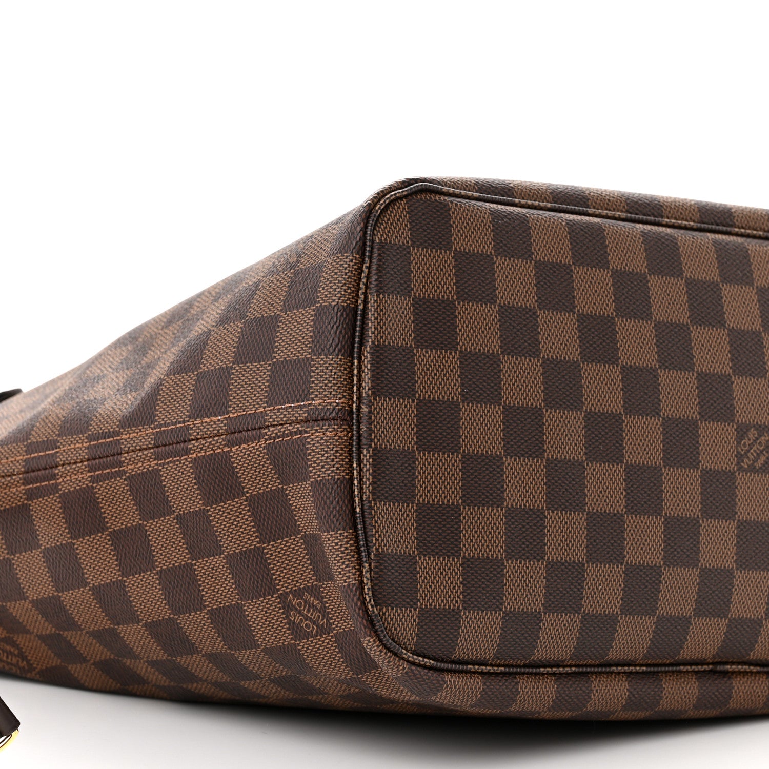Louis Vuitton Damier Ebene Neo Neverfull MM Rose Ballerine 9 of 12