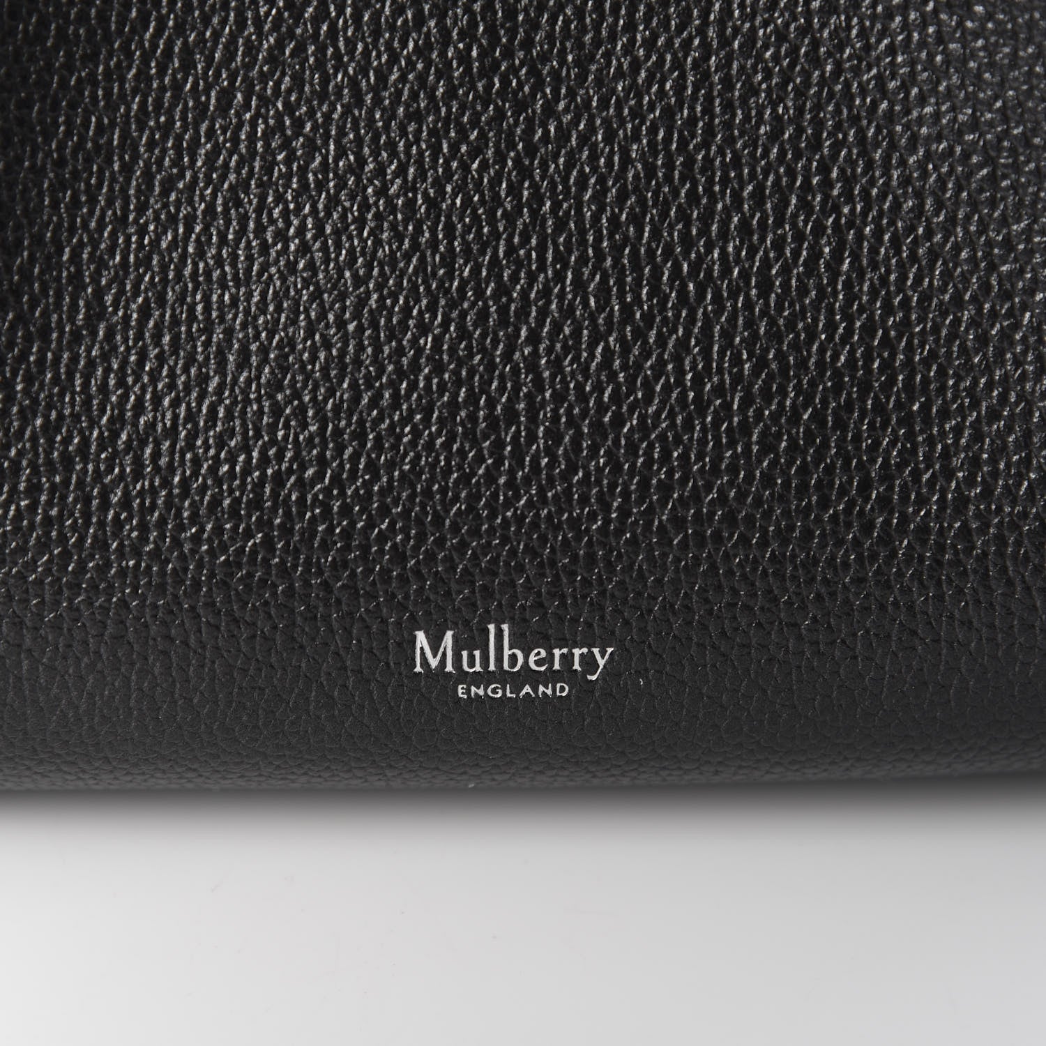 Mulberry Metallic Heavy Grain Small Iris Tote Black 13 of 14