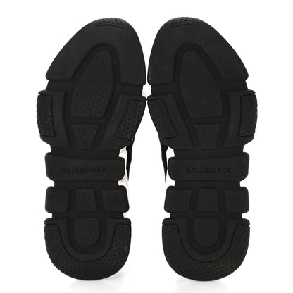 Balenciaga Neoprene Knit Allover Logo Womens Speed Lace Up Sneakers 37 Black 5 of 12