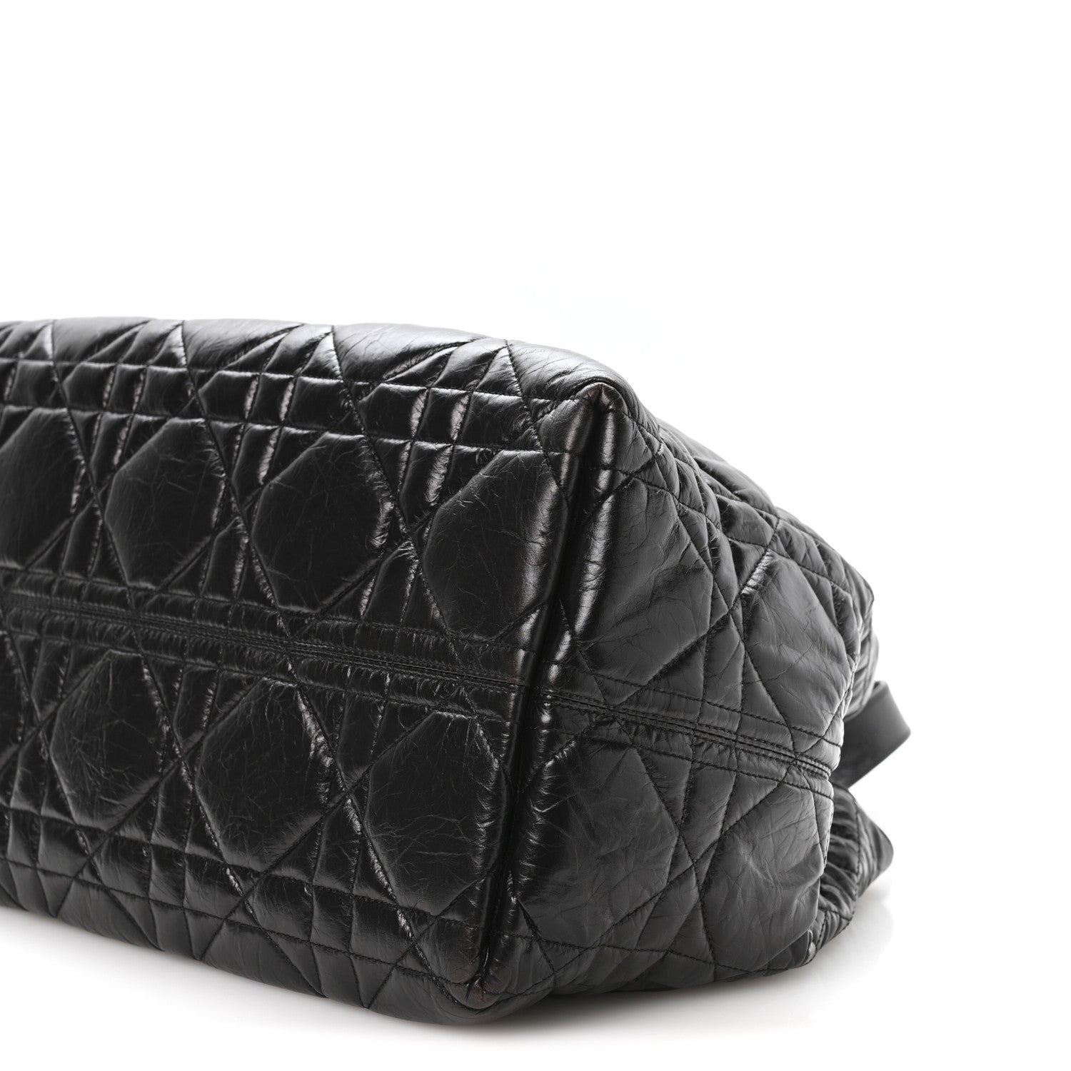 Christian Dior Crinkled Calfskin Macrocannage Large Toujours Black 11 of 11