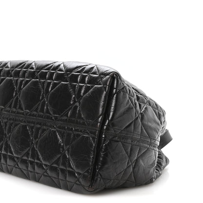 Christian Dior Crinkled Calfskin Macrocannage Large Toujours Black 11 of 11
