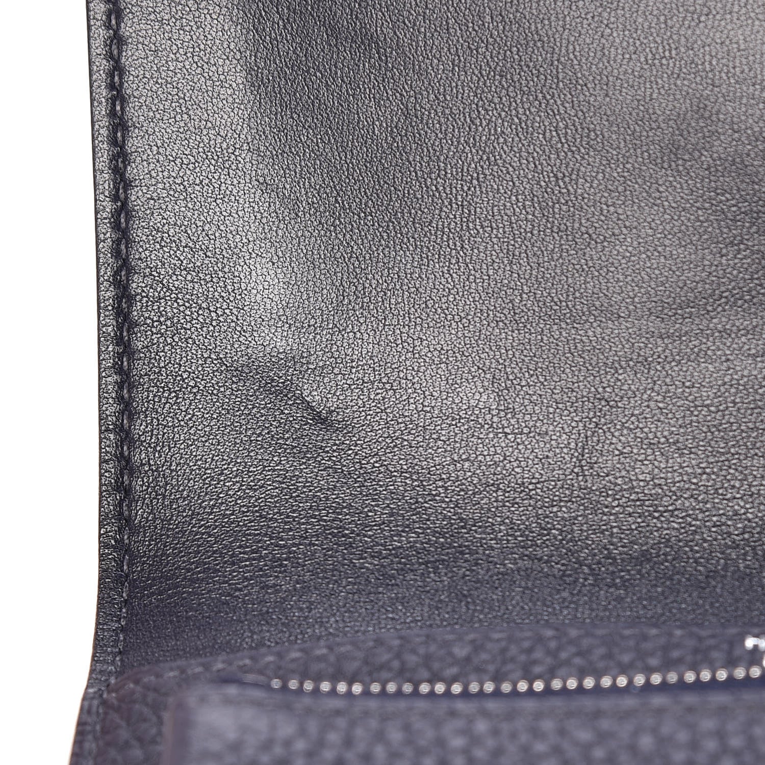 Hermes Togo Dogon Compact Wallet Bleu Nuit 10 of 11
