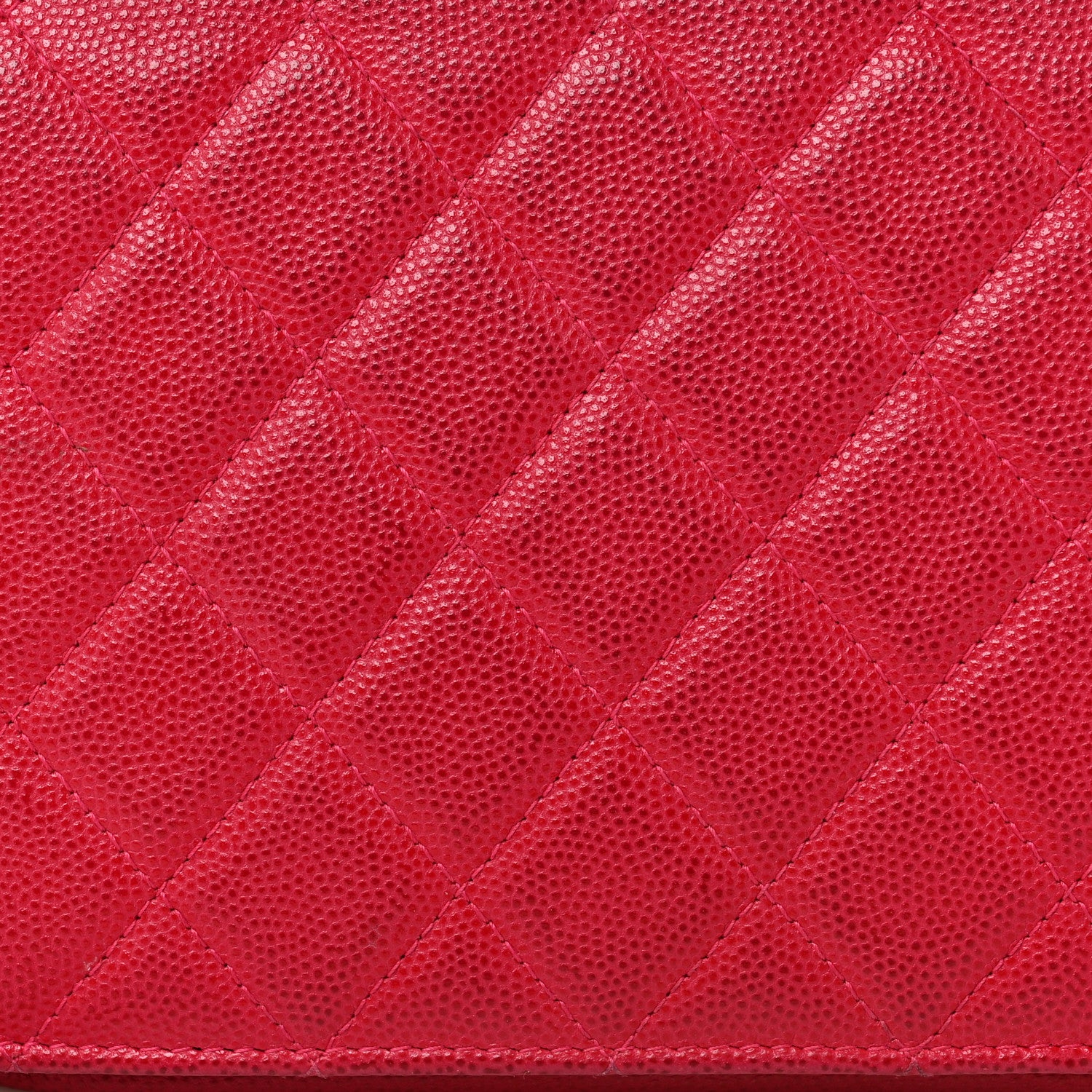 Chanel Caviar Quilted Golden Class Wallet On Chain WOC Fuchsia 9 of 9