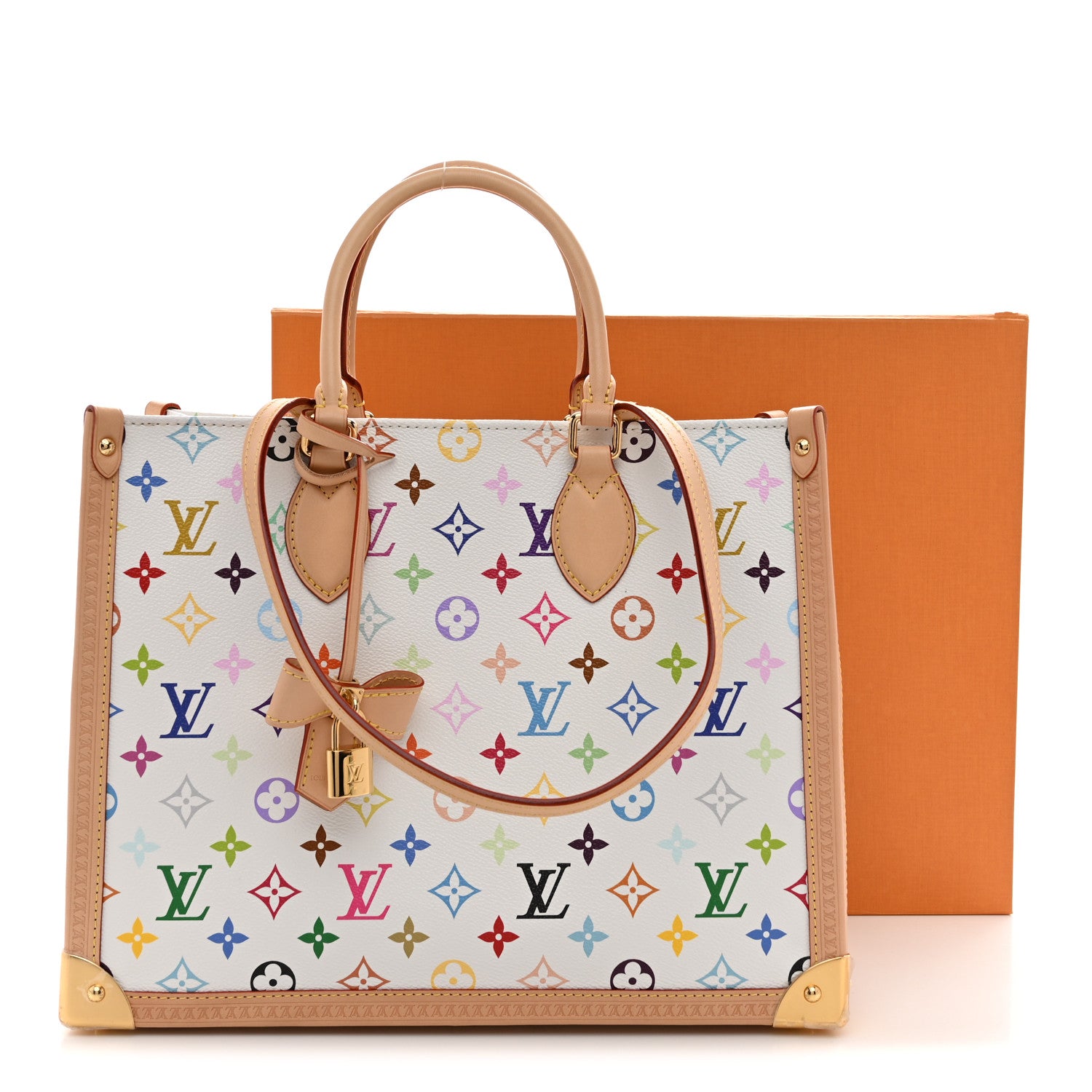 Louis Vuitton LV X TM Monogram Multicolor Onthego MM White 10 of 10