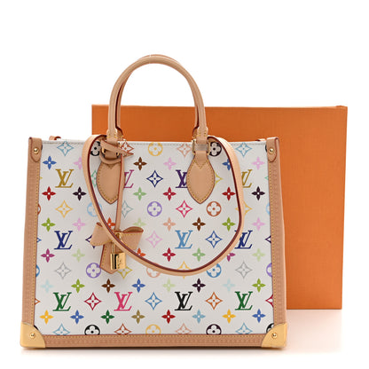 Louis Vuitton LV X TM Monogram Multicolor Onthego MM White 10 of 10