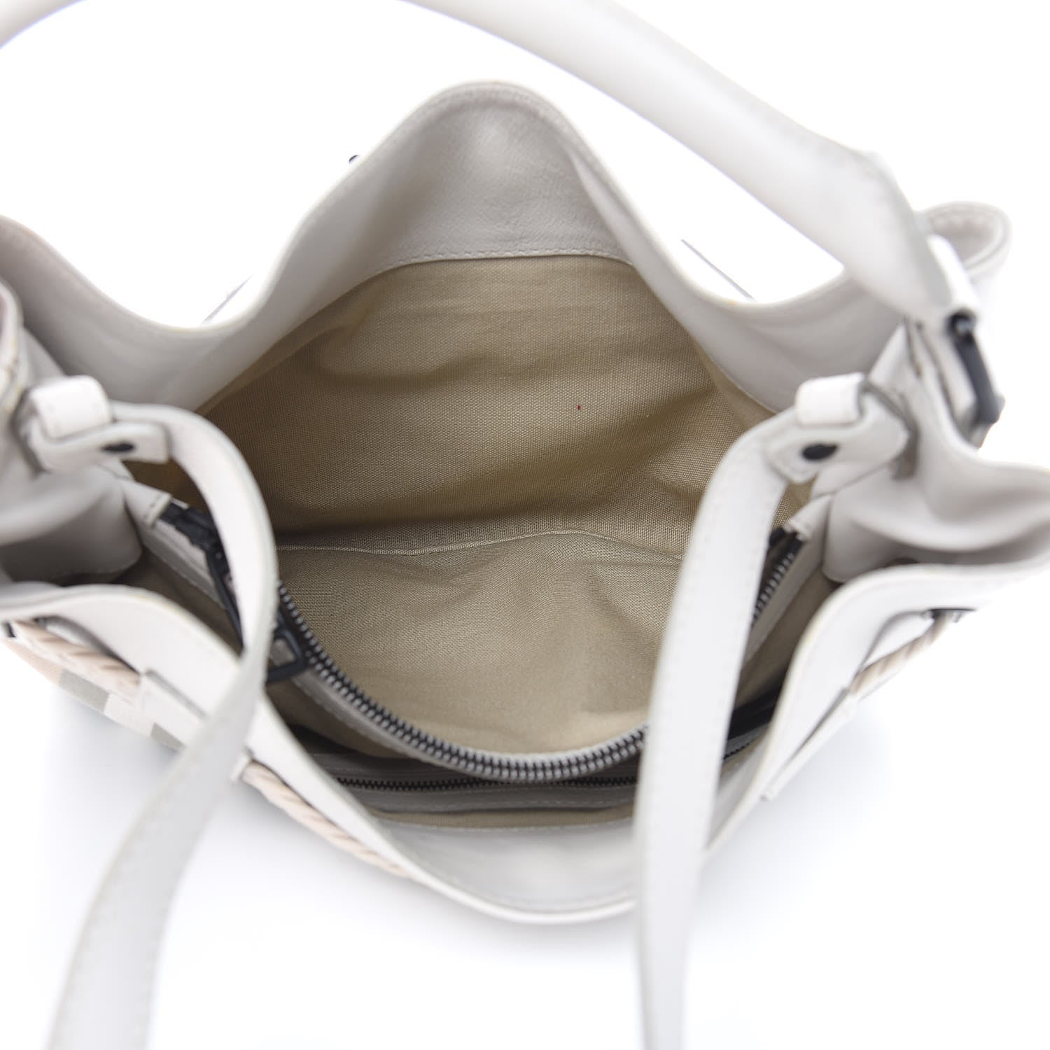 Burberry House Check Hobo White 5 of 14