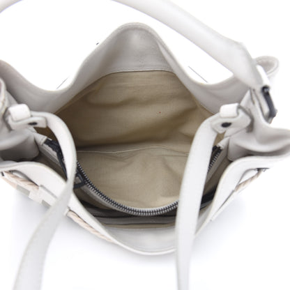 Burberry House Check Hobo White 5 of 14