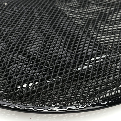 Alaia Fishnet Patent Calfskin Medium One Piece Bag Black 10 of 10