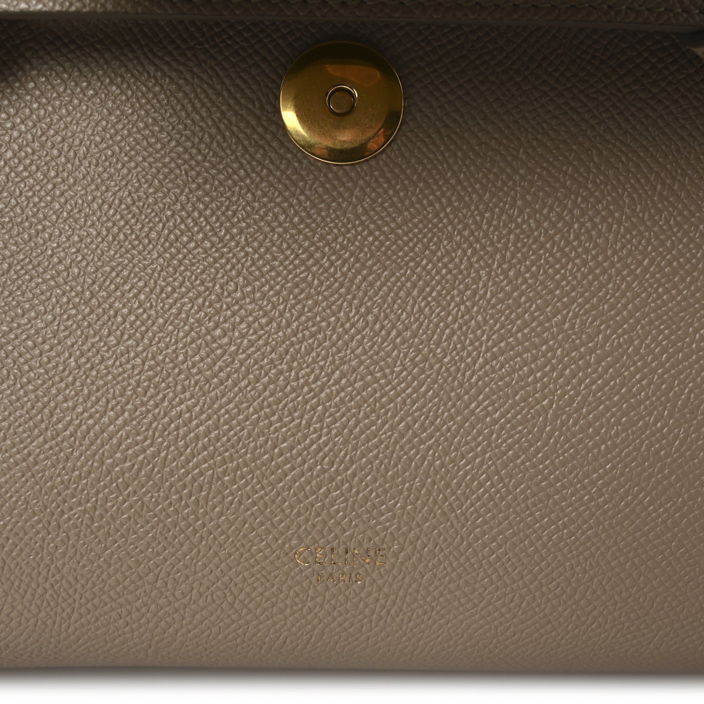 Grained Calfskin Nano Belt Bag Light Taupe