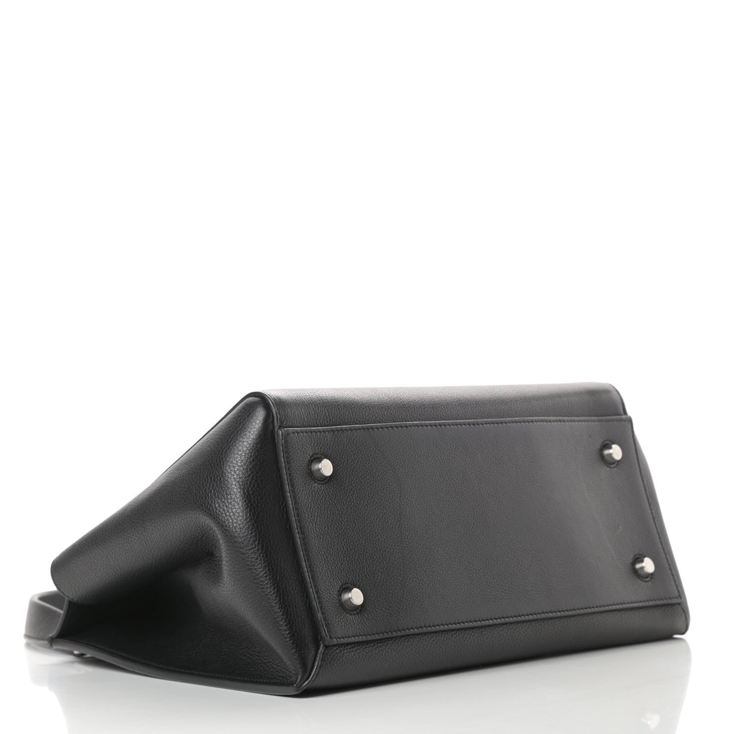 Celine Supple Calfskin Medium Edge Shoulder Bag Black 4 of 12