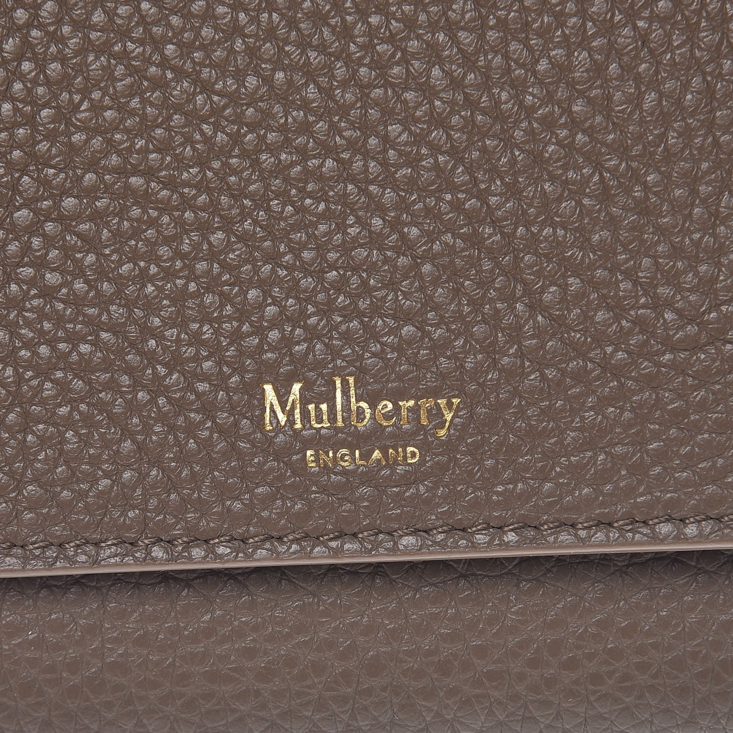 Mulberry Small Classic Grain Continental Key Coin Pouch Clay 6 of 8